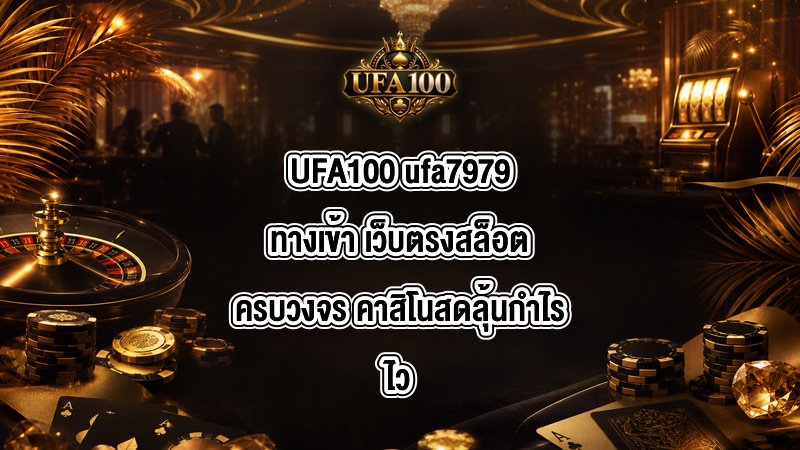 UFA100 ufa7979ทางเข้า